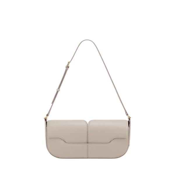 Polène Osmo in Chalk Osmo in Chalk - Shoulder & Crossbody Bags - Parisian Luxury Leather Bag at Luxury Shoes 