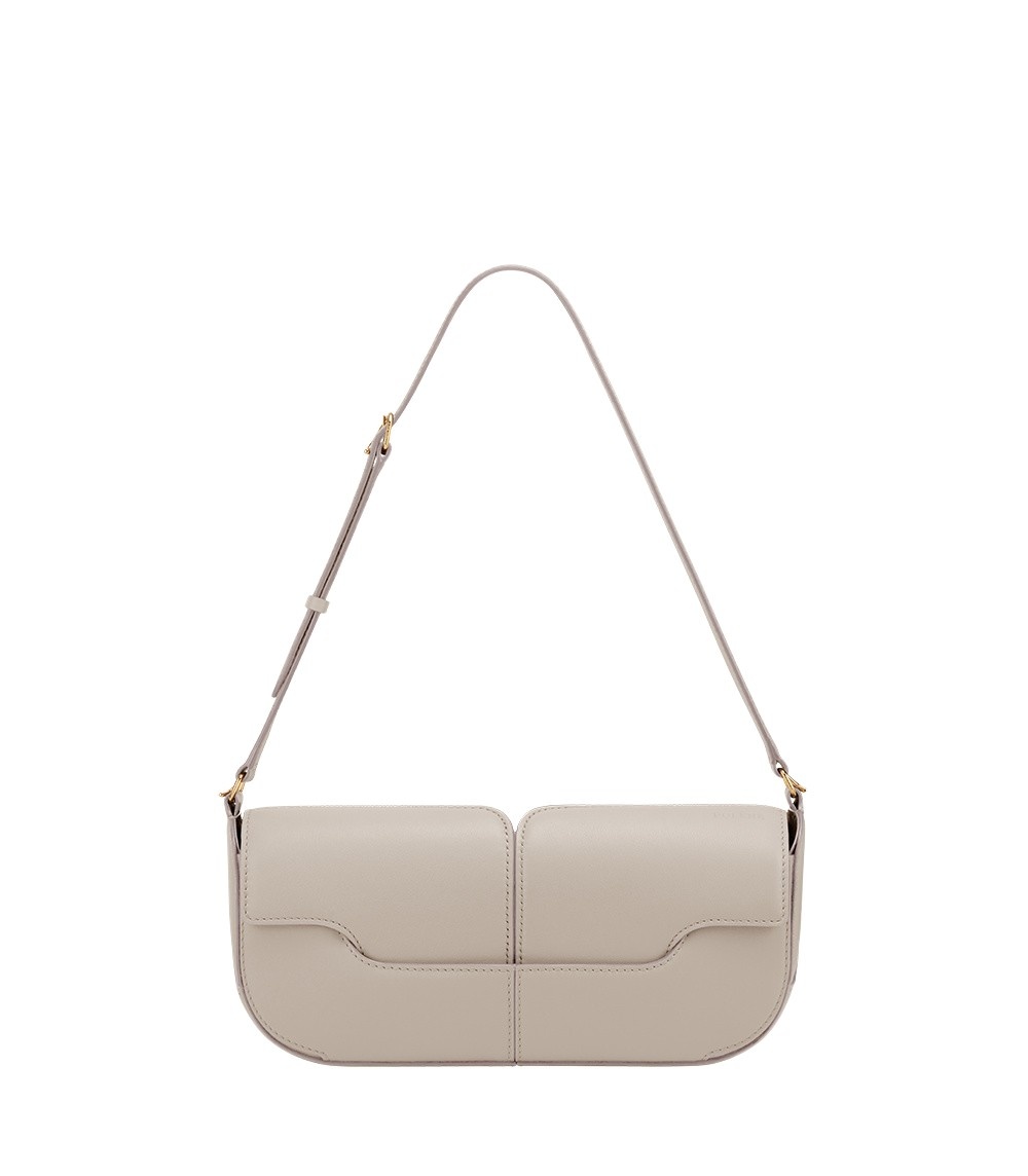 Polène Osmo in Chalk Osmo in Chalk - Shoulder & Crossbody Bags - Parisian Luxury Leather Bag at Luxury Shoes 