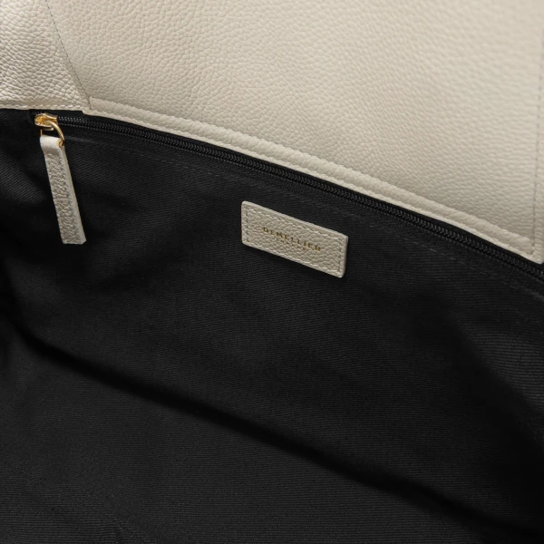 Demellier The Midi Hudson in Chalk Crossbody Bag, view 5