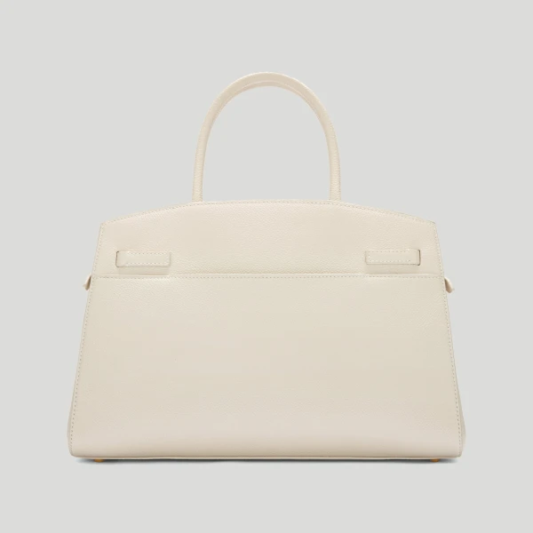 Demellier The Midi Hudson in Chalk Crossbody Bag, view 6