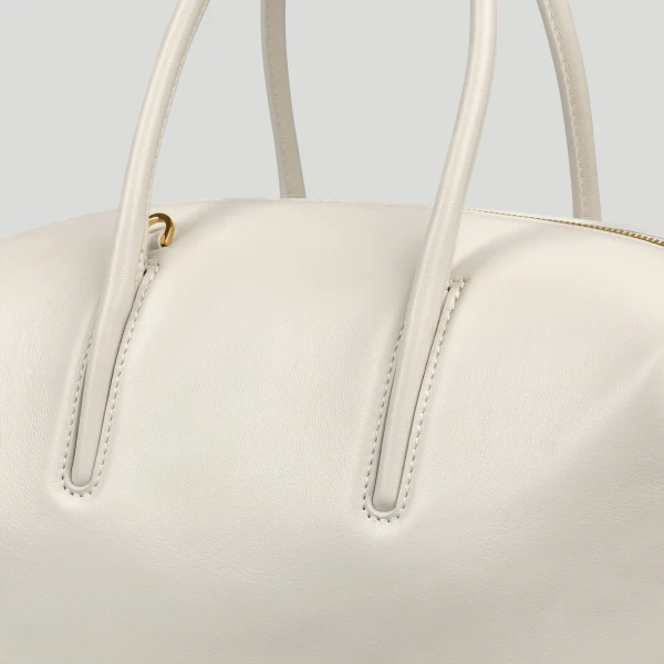 Demellier The Midi Stockholm in Chalk Tote Bag, view 5