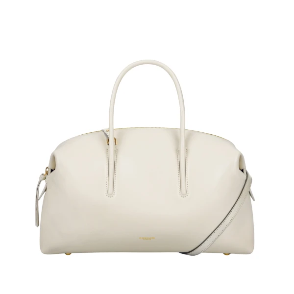 Demellier The Midi Stockholm in Chalk Tote Bag