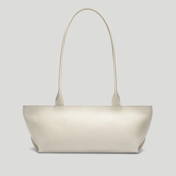 Demellier The New York Shoulder in Chalk Crossbody Bag, view 6