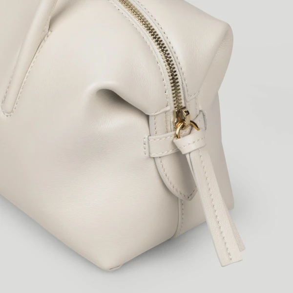 Demellier The Small Stockholm in Chalk Tote Bag, view 2