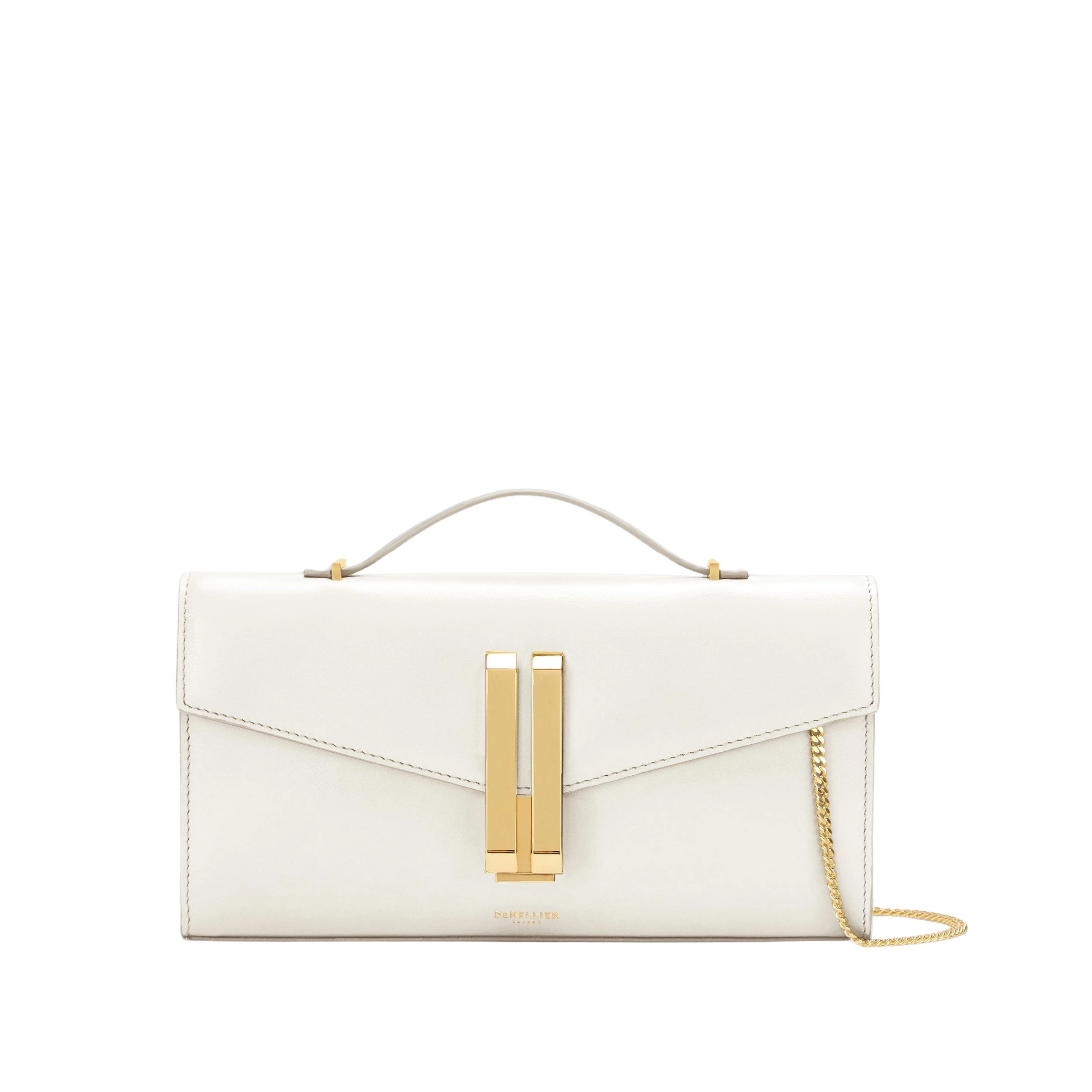 White-The-Vancouver-Clutch-in-Optic-White30791_nobg Demellier The Vancouver Clutch in Optic White Clutch Bag