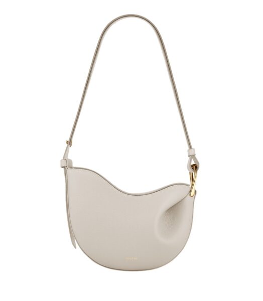 Polène Tonca in Chalk Tonca in Chalk - Shoulder & Crossbody Bags - Parisian Luxury Leather Bag at Luxury Shoes 