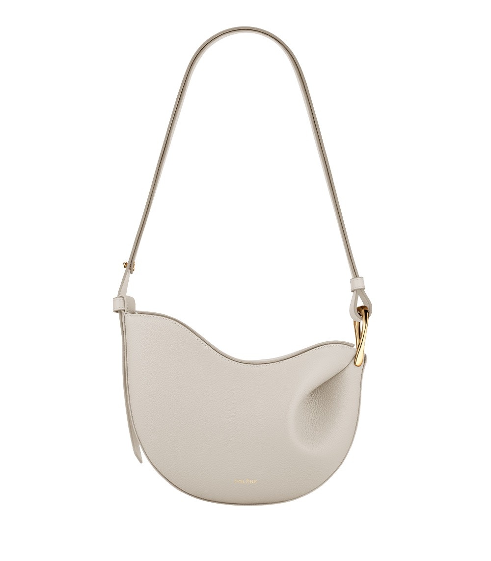 Polène Tonca in Chalk Tonca in Chalk - Shoulder & Crossbody Bags - Parisian Luxury Leather Bag at Luxury Shoes 