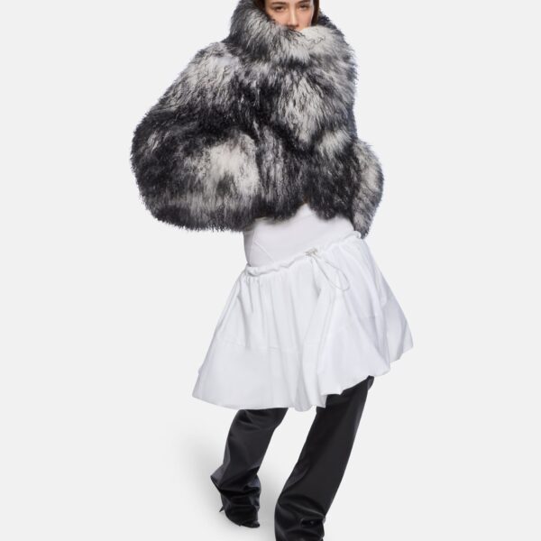 The Attico White and black bomber Jacket, view 4