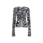 The Attico White and black cardigan