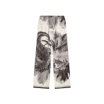 The Attico White and black long pant