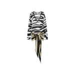 The Attico White and black mini dress