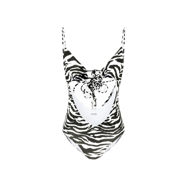 The Attico White and black one piece