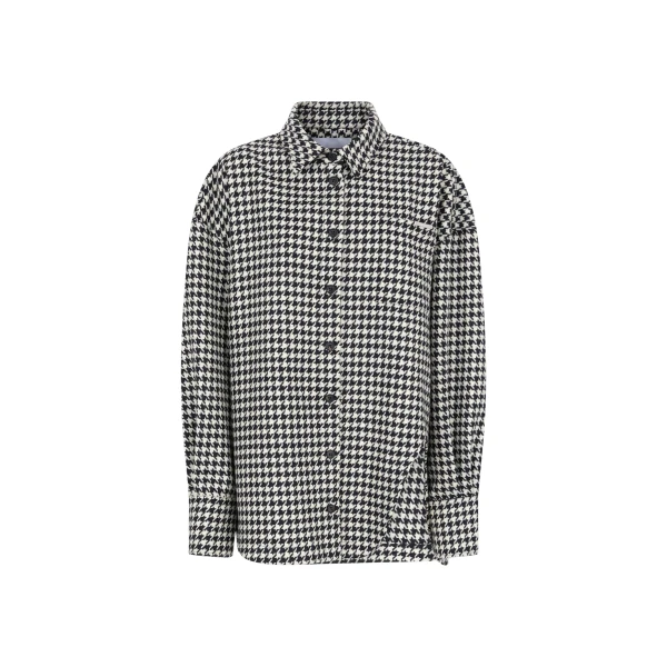 The Attico White and black overshirt Jacket
