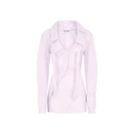 The Attico White and pink mini dress