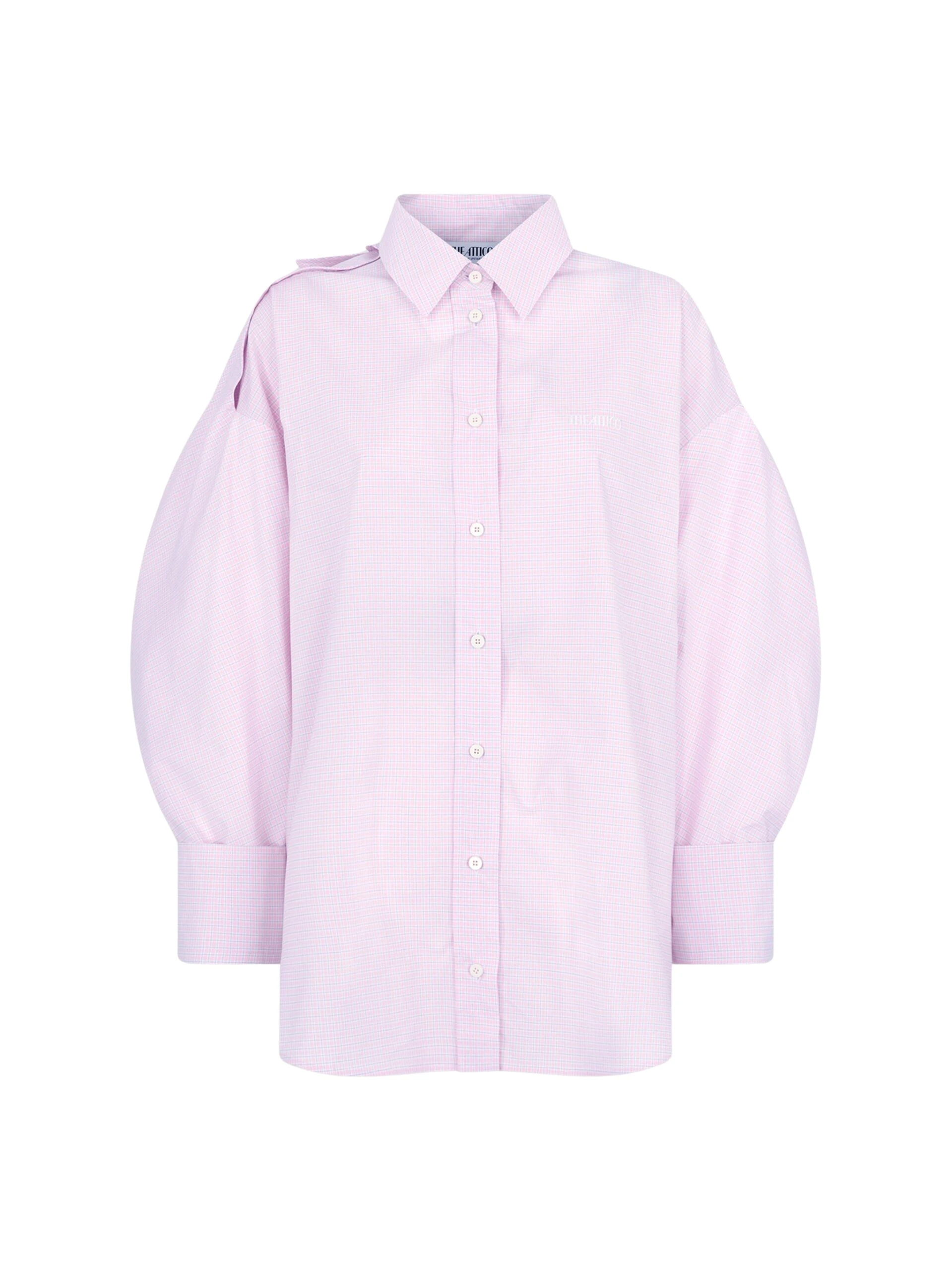 The Attico White and pink shirt