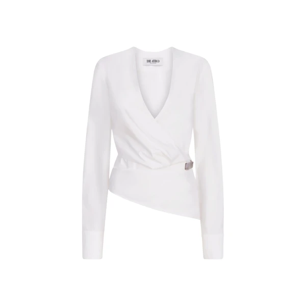 The Attico White blouse