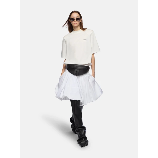 The Attico White midi skirt, view 4