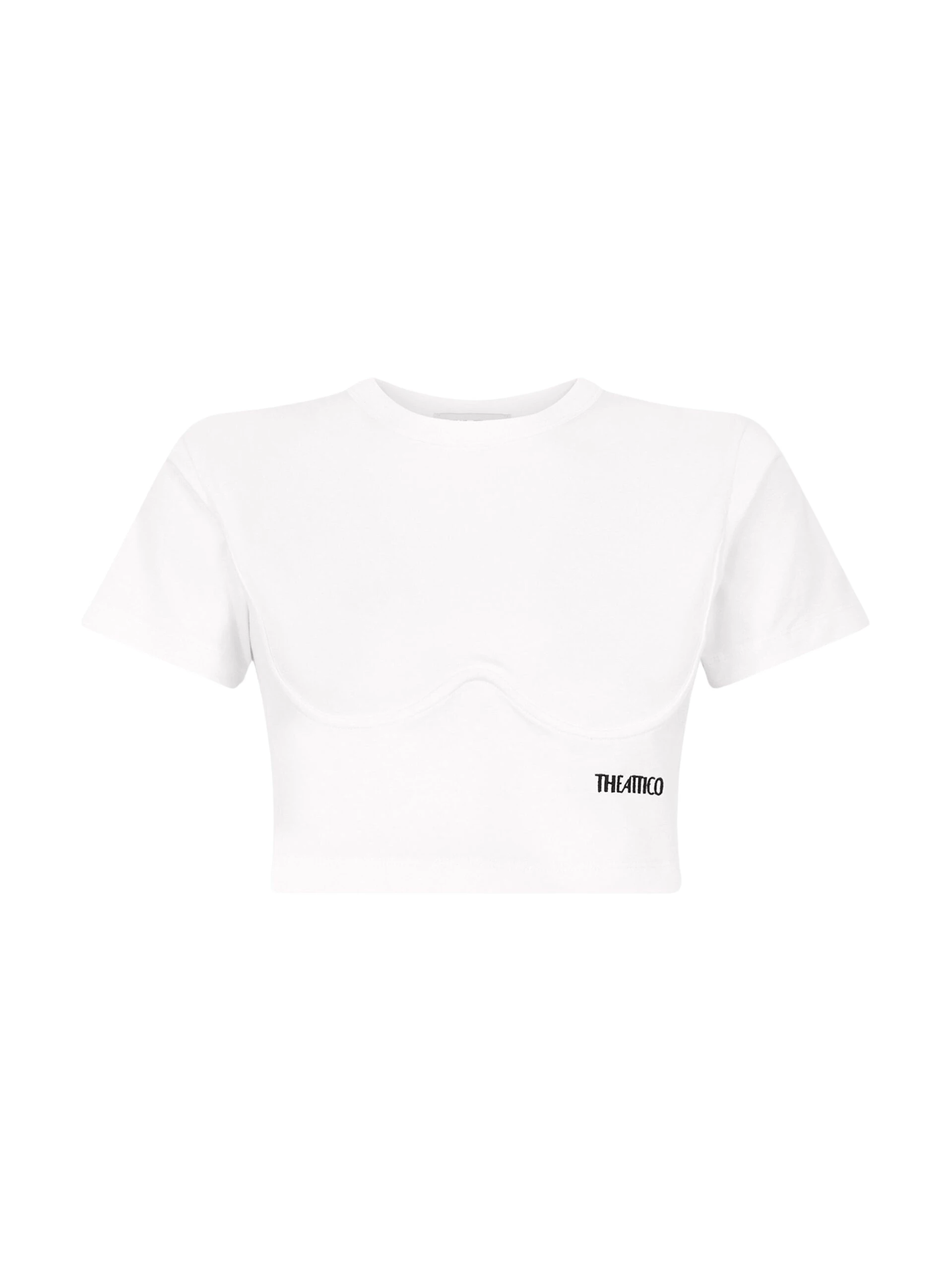 The Attico White t-shirt Top