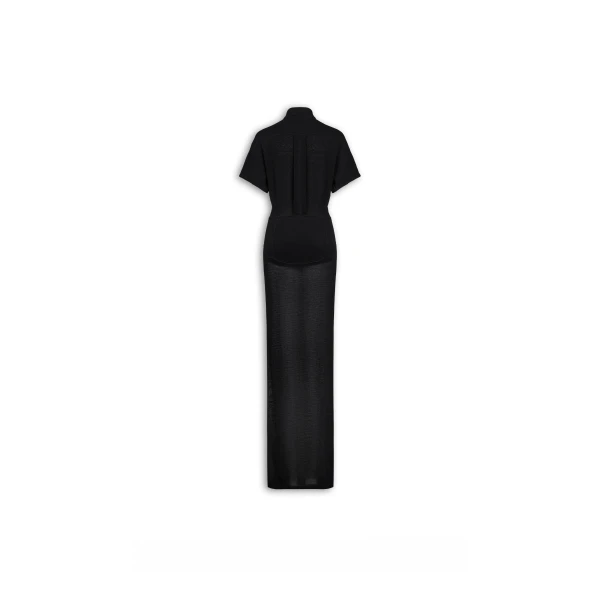 Alaïa Wool Blend Polo Dress - ALAÏA Dresses - Laser Cut Luxury - Shop at Luxury Shoes 