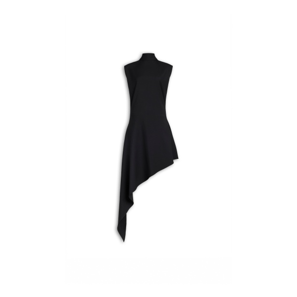 Alaïa Wool Gabardine Pointed Dress - ALAÏA Dresses - Laser Cut Luxury - Shop at Luxury Shoes 