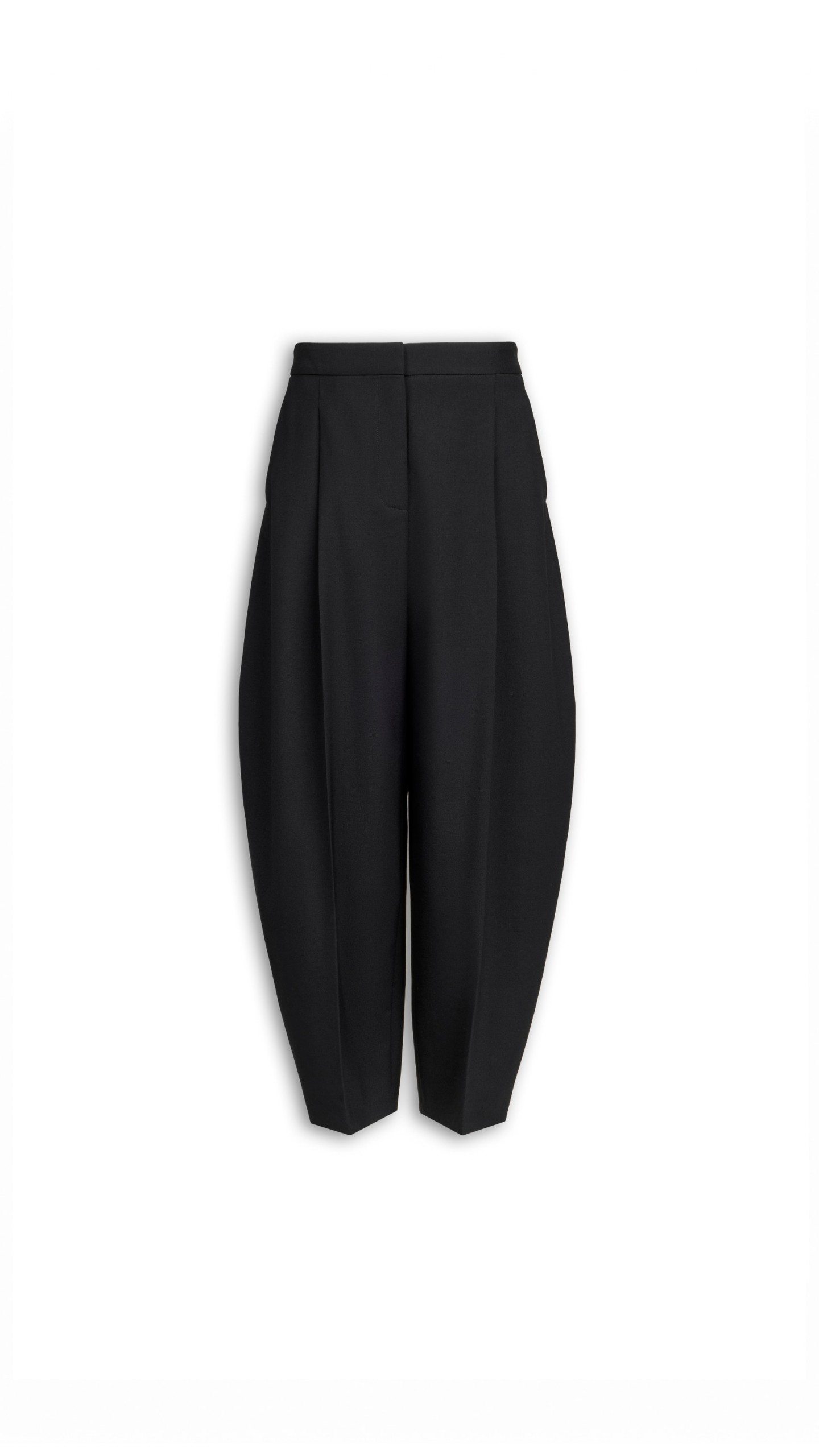 Alaia Wool Gabardine Round Pants