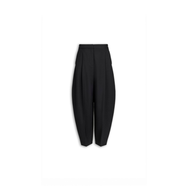 Alaïa Wool Gabardine Round Pants - ALAÏA Pants - Laser Cut Luxury - Shop at Luxury Shoes 