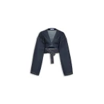 Alaïa Wrap Denim Jacket - ALAÏA Jackets - Laser Cut Luxury - Shop at Luxury Shoes Alaïa Wrap Denim Jacket - ALAÏA Jackets - Laser Cut Luxury - Shop at Luxury Shoes