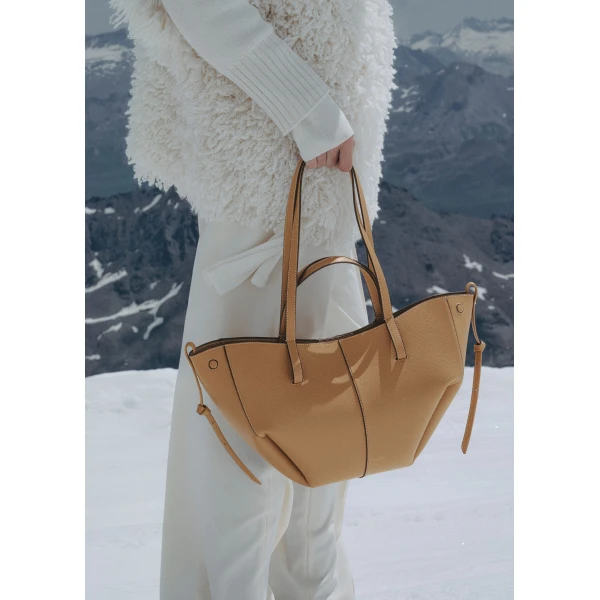 Polene Cyme Mini in Ocher Bag, view 3