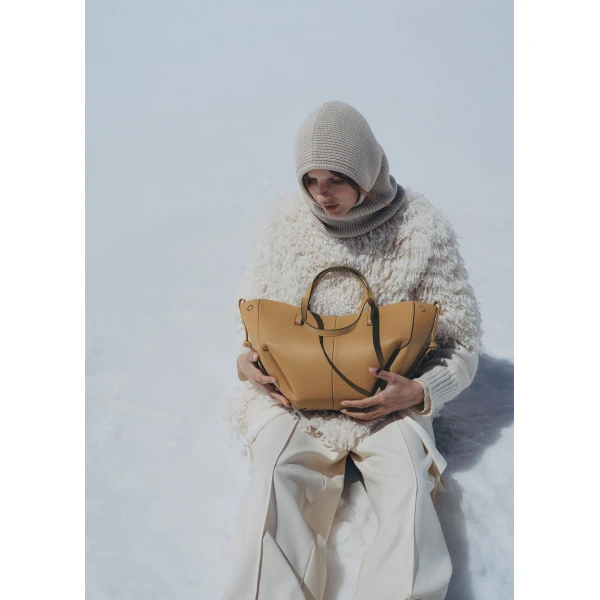 Polene Cyme Mini in Ocher Bag, view 4