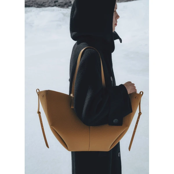 Polene Cyme in Ocher Bag, view 4