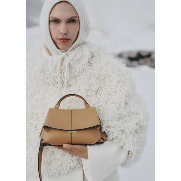 Polene Mokki Mini in Ocher Bag, view 2