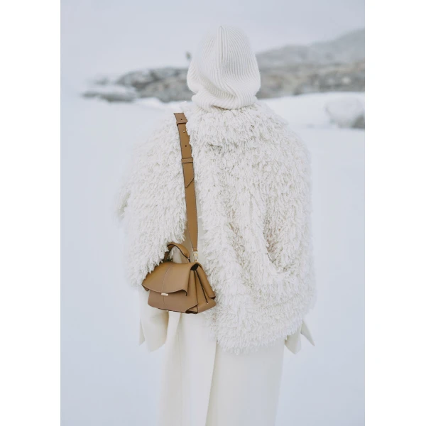 Polene Mokki Mini in Ocher Bag, view 4