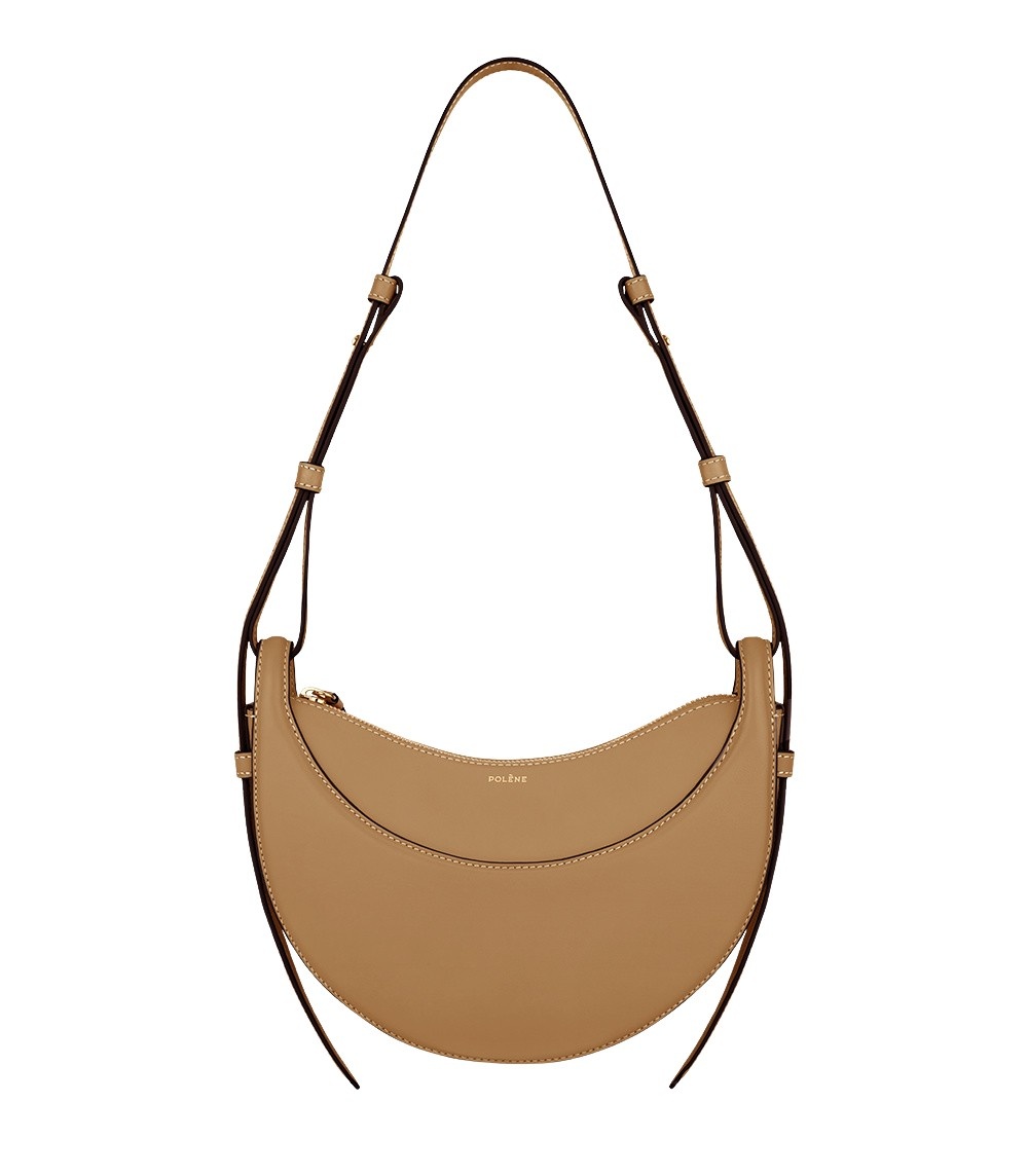 Polène Numéro Dix in Ocher Numéro Dix in Ocher - Shoulder & Crossbody Bags - Parisian Luxury Leather Bag at Luxury Shoes 