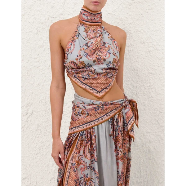 Zimmermann Aster Scarf Bodice, view 2