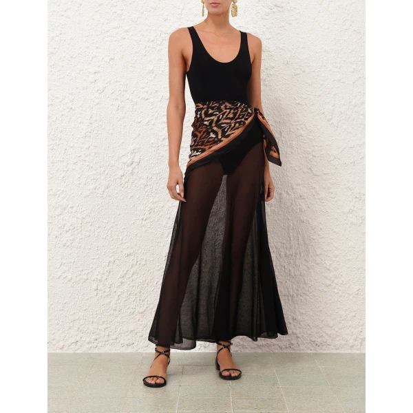 Zimmermann Aster Scarf Maxi Dress, view 2