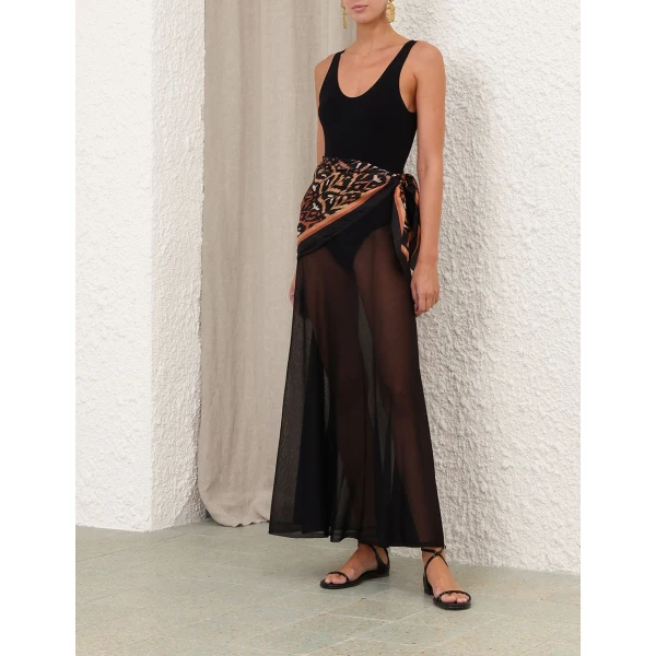Zimmermann Aster Scarf Maxi Dress, view 3