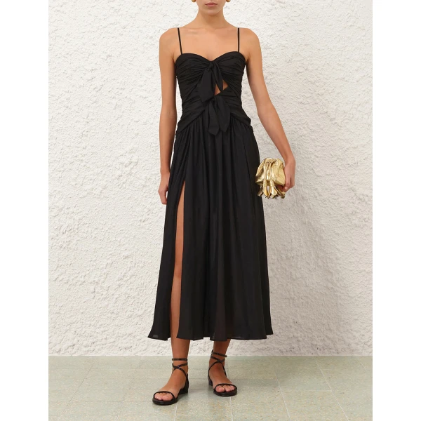 Zimmermann Aster Scarf Midi Dress, view 2