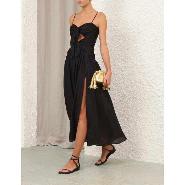 Zimmermann Aster Scarf Midi Dress, view 3