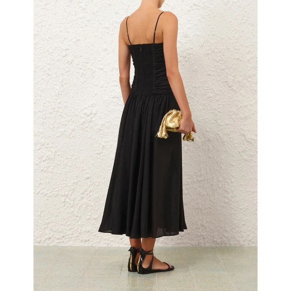 Zimmermann Aster Scarf Midi Dress, view 4