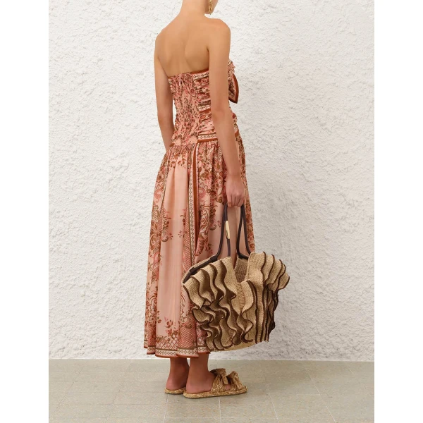 Zimmermann Aster Scarf Midi Dress, view 4