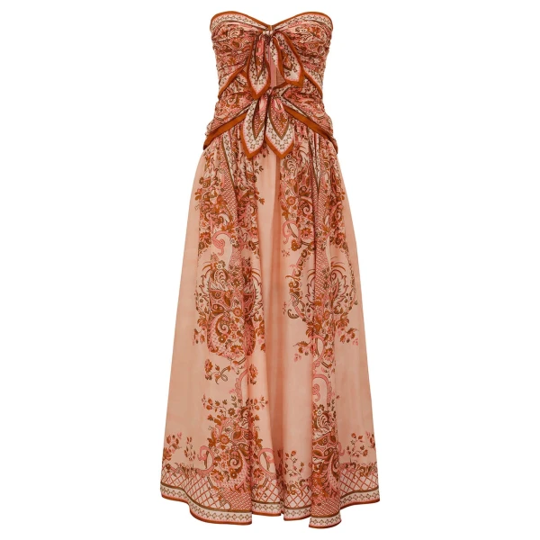 Zimmermann Aster Scarf Midi Dress
