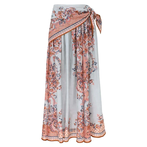 Zimmermann Aster Scarf Midi Skirt