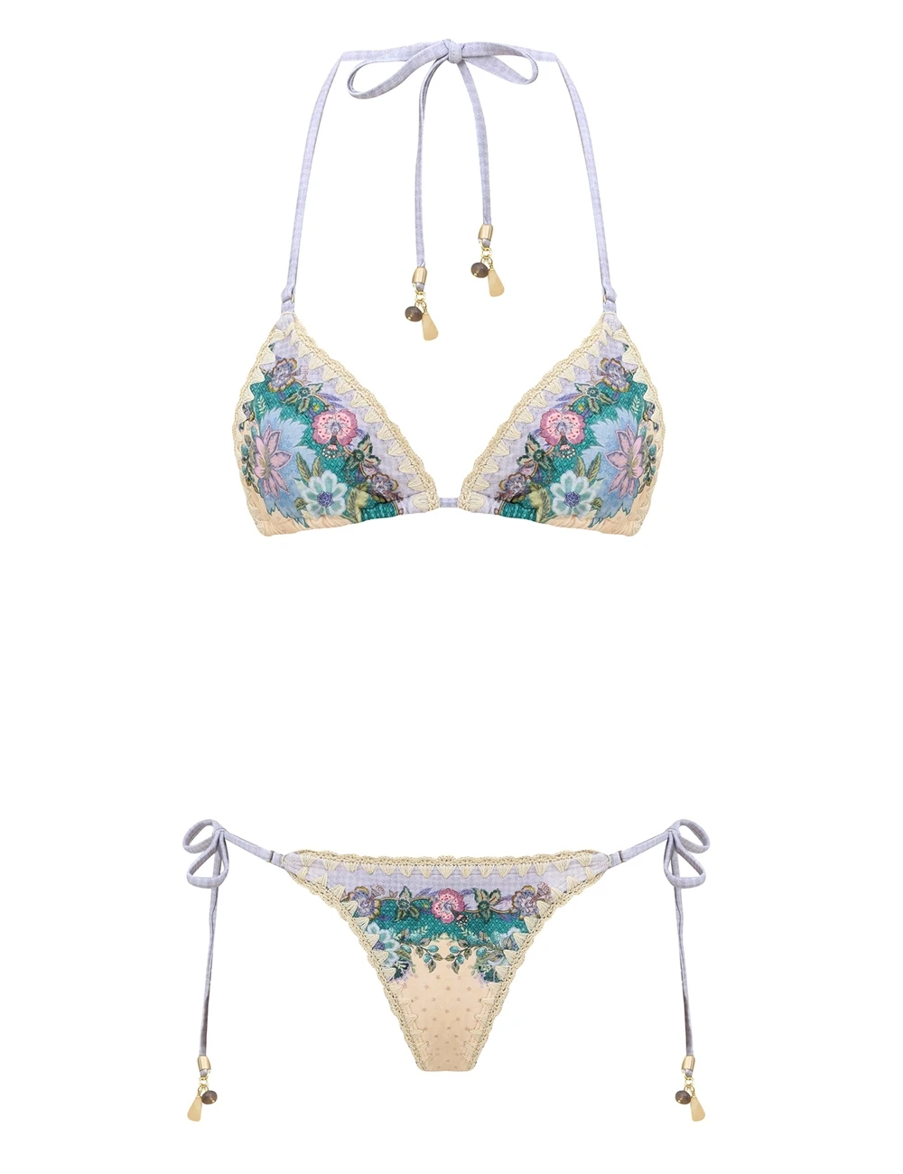 Zimmermann Indra Crochet Detail Bikini | Ready to Wear Collection Luxury Shoes Zimmermann Indra Crochet Detail Bikini