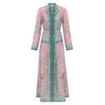 Zimmermann Indra Long Sleeve Maxi Dress