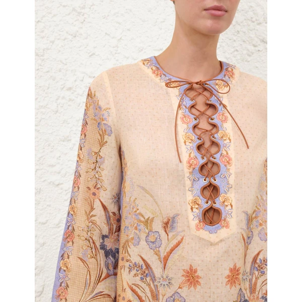 Zimmermann Indra Tunic Mini Dress, view 5