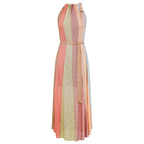 Zimmermann Mahon Splice Halter Midi Dress