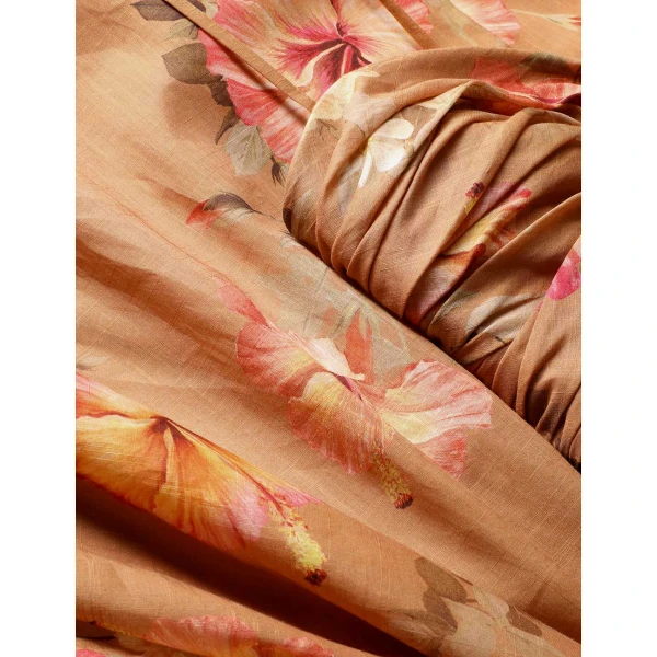 Zimmermann Mahon Tie Front Midi Dress, view 5
