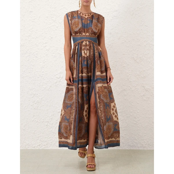Zimmermann Mahon Waisted Maxi Dress, view 2