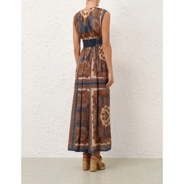 Zimmermann Mahon Waisted Maxi Dress, view 4
