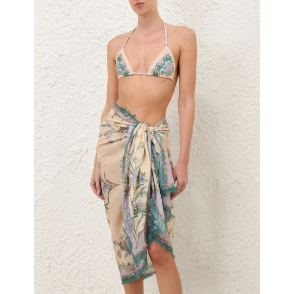Zimmermann Printed Cotton Pareo, view 2